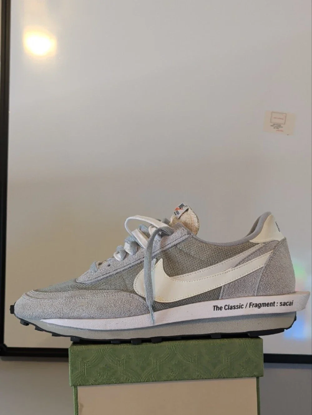 Nike Light Grey and White Men’s Running Sneakers
